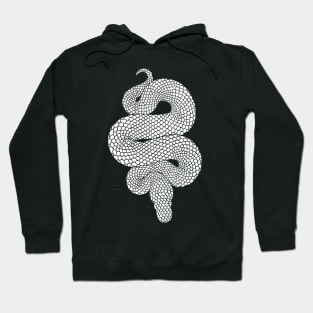 White Snake Scales Hoodie